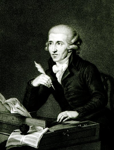Joseph Haydn (1732-1809) ca. 1770 von Ludwig Guttenbrunn