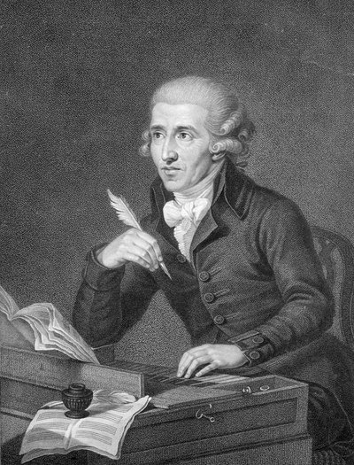 Joseph Haydn (1732-1809) graviert von Schiavonnetti, 1792 von Ludwig Guttenbrunn