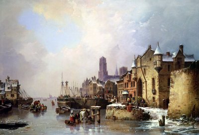Winter in Königsberg (Kaliningrad) von Ludwig Hermann