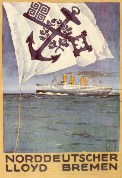 Norddeutscher Lloyd Bremen von Ludwig Hohlwein