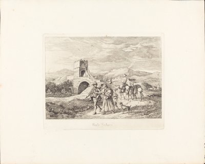 Ponte Salaro von Ludwig Richter