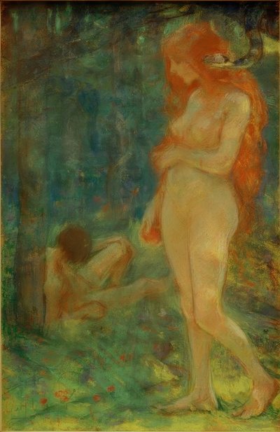 Adam und Eva von Ludwig von Hofmann