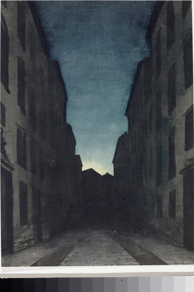 Eine Straßenperspektive von Luigi Garibbo