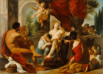 Herkules und Omphale von Luigi Garzi