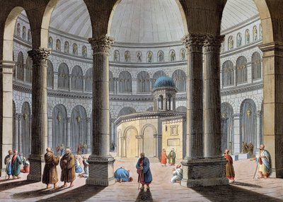Kirche des Heiligen Grabes, Jerusalem von Luigi Mayer