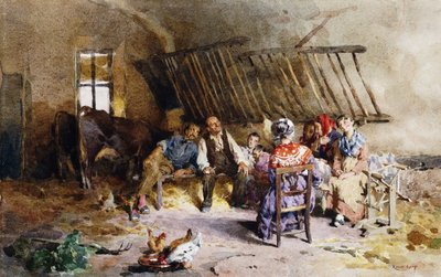 In einer Scheune von Luigi Rossi