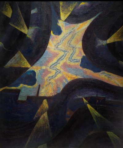 Kraflinien / Kraft des Blitzes von Luigi Russolo