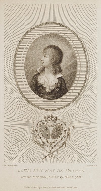 Louis XVII, König von Frankreich von Luigi Schiavonetti