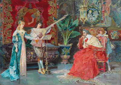 Ein musikalisches Zwischenspiel, 1881 von Luis Alvarez Catalá