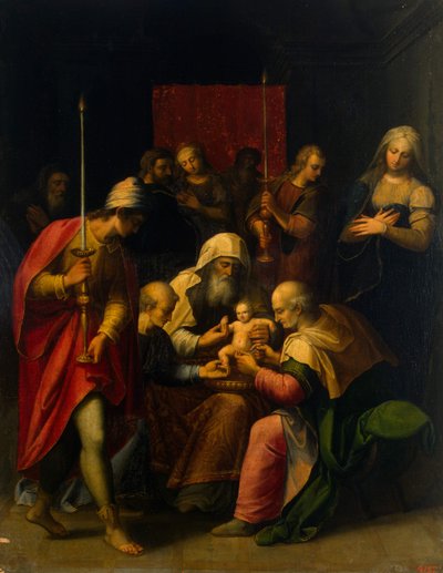 Die Beschneidung, ca. 1590 von Luis de Carvajal