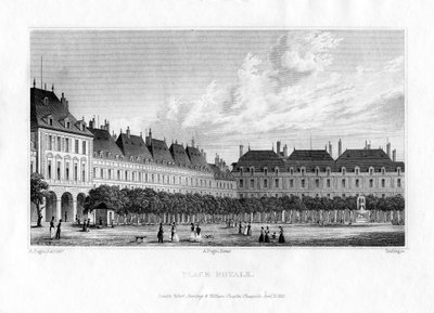 Place Royal, Paris, 1830 von M. J. Starling