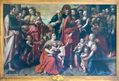 Jesus unter Kindern von Maarten de Vos