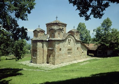 Klosterkirche St. Pantaleimon, erbaut ca. 1164 von Macedonian School