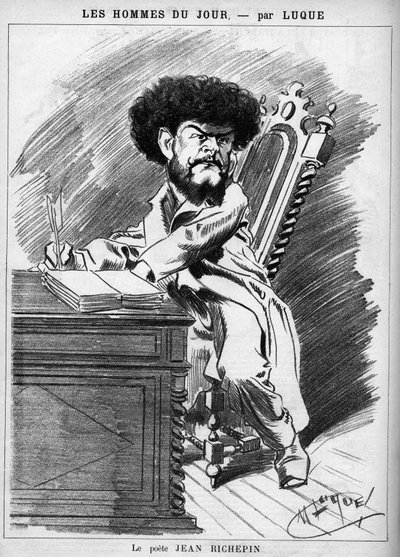 Jean Richepin (1849-1926), französischer Schriftsteller von Manuel Luque