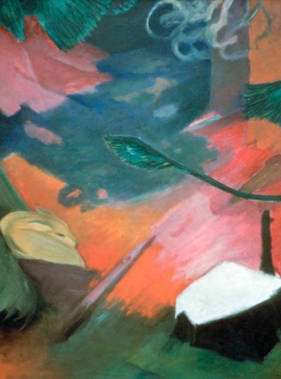 Hirsche im Wald I, 1912 von Franz Marc
