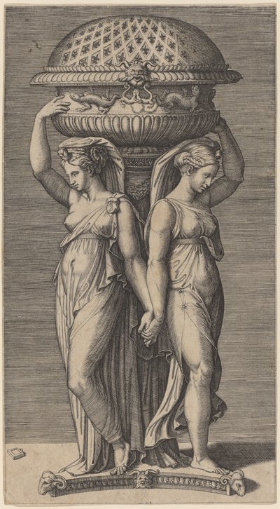 Ein Weihrauchfass von Marcantonio Raimondi