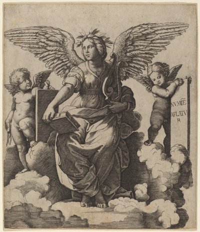 Poesie von Marcantonio Raimondi after Raphael