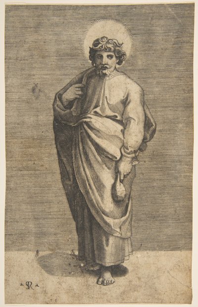 Heiliger Matthäus mit einer Tasche von Marco Dente