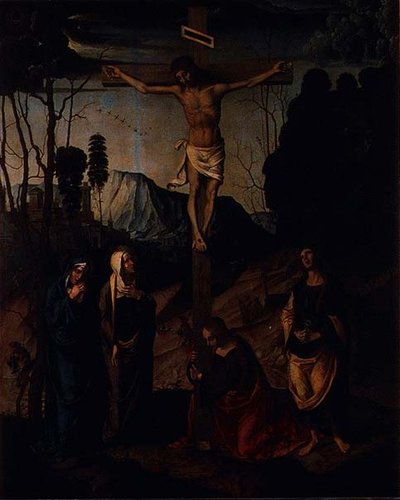 Kreuzigung, um 1510 von Marco Palmezzano