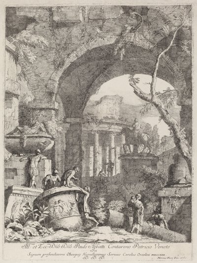 Capriccio: Ruinen von Marco Ricci