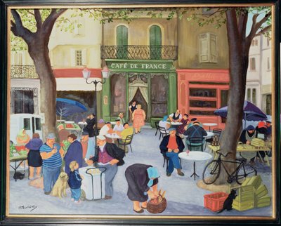 Cafe, Provence von Margaret Loxton