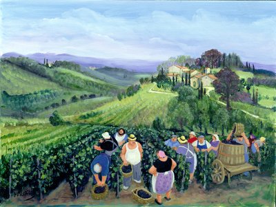 Chianti-Landschaft von Margaret Loxton