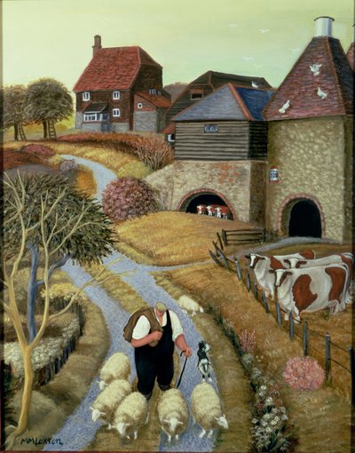Französischer Straßenhof von Margaret Loxton