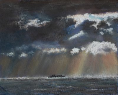 Sturmböen auf See von Margo Starkey