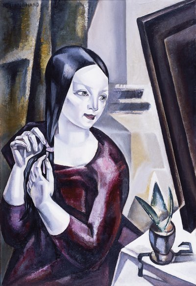 Frau vor einem Spiegel, 1922 von Maria Blanchard