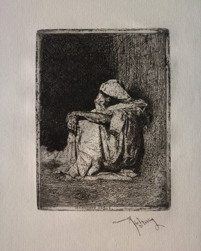 Sitzender Araber von Mariano Fortuny y Marsal