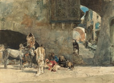 Eine Straße in Tanger von Marià Fortuny