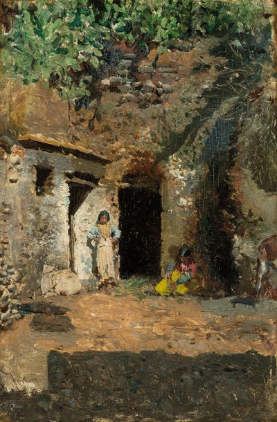 Zigeunerhöhlen, Granada von Marià Fortuny