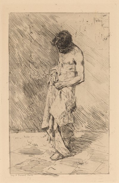 Un Pouilleux (Flohsucher) von Marià Fortuny