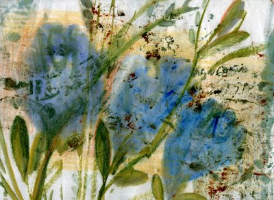 Blaue Blumen von Marina Falco
