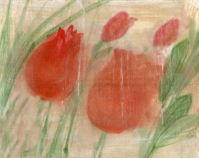 Rote Tulpen von Marina Falco