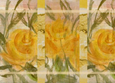 Gelbe Blumen 2 von Marina Falco