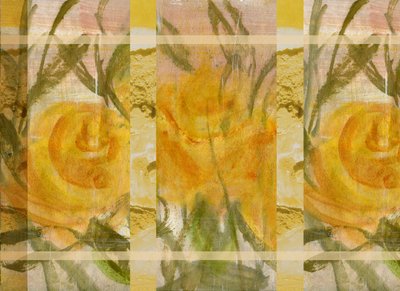 Gelbe Blumen 3 von Marina Falco