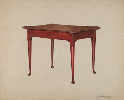 Kartentisch von Mario De Ferrante