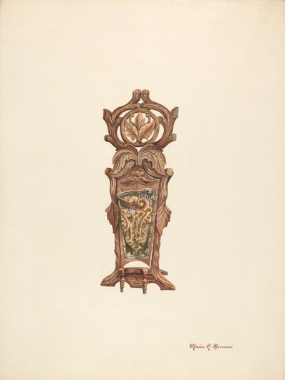 Stiefelknecht & Pantoffelhalter, ca. 1940 von Marius Hansen
