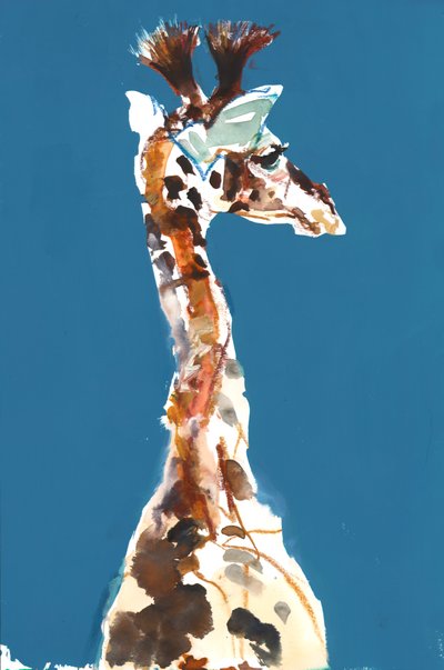 Baby-Masai-Giraffe von Mark Adlington