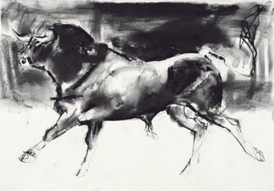Schwarzer Stier von Mark Adlington