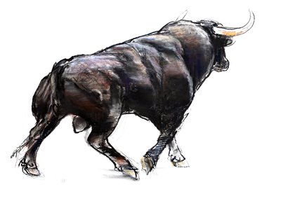 Stier von Mark Adlington