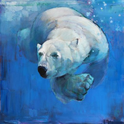 Tiefblau, 2016 von Mark Adlington