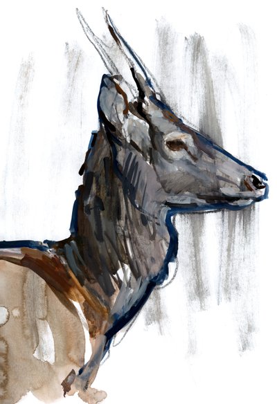 Schalter (Profil), 2023 von Mark Adlington