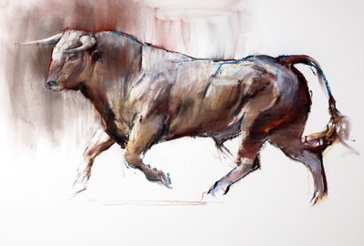 Der weiße Stier, 2022 von Mark Adlington