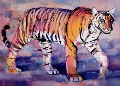 Tigerin, Khana, Indien, 1999 von Mark Adlington