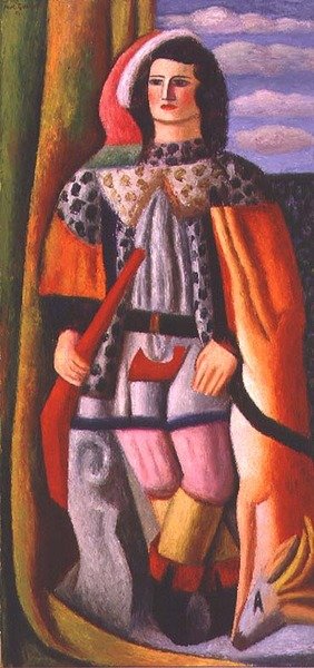 Große stehende Figur von Mark Gertler