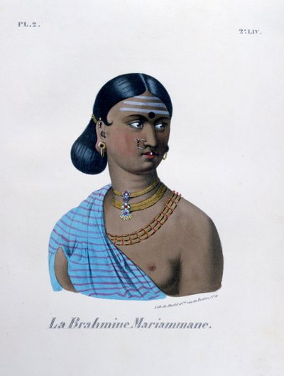 Brahmane Mariamman, 1828 von Marlet et Cie