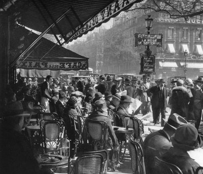 Café de la Paix, Paris, 1937 von Martin Hurlimann