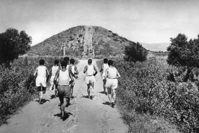 Der Tumulus von Marathon, Griechenland, 1937 von Martin Hurlimann